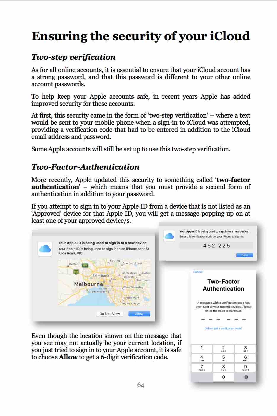 iCloud two-factor authentication